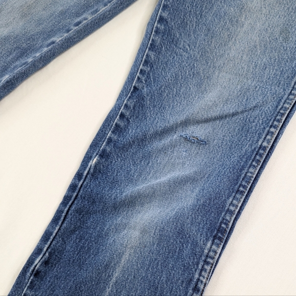 VTG Wrangler Distressed Raw Hem High Waist Mom Jeans - Picture 12 of 12